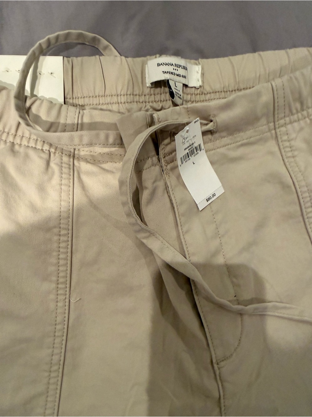 Banana Republic Drawstring Chinos - Beige